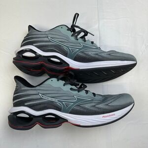 Mizuno Wave Creation 25 Running Shoes Gray Teal Men's Size 14